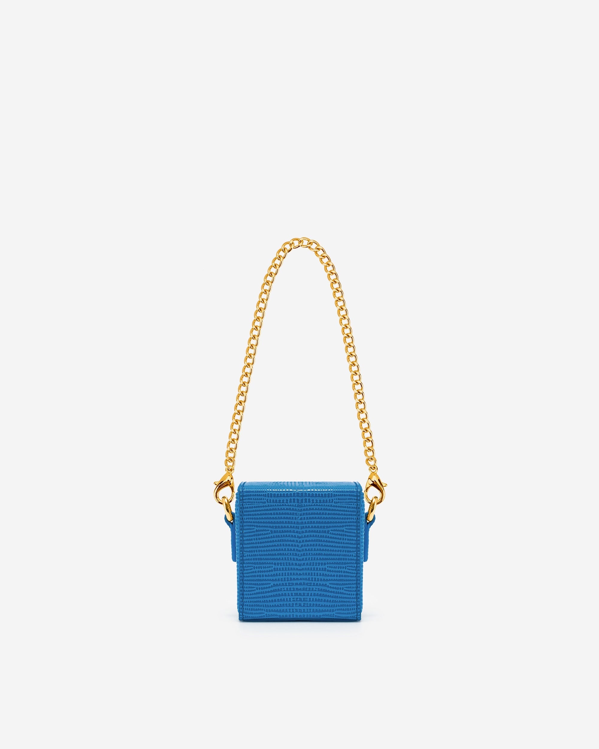 Square Mini Box - Classic Blue Lizard