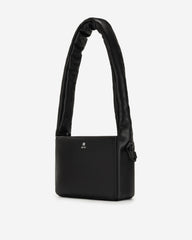 Rylee Pleated Drawstring Top Handle Bag - Black