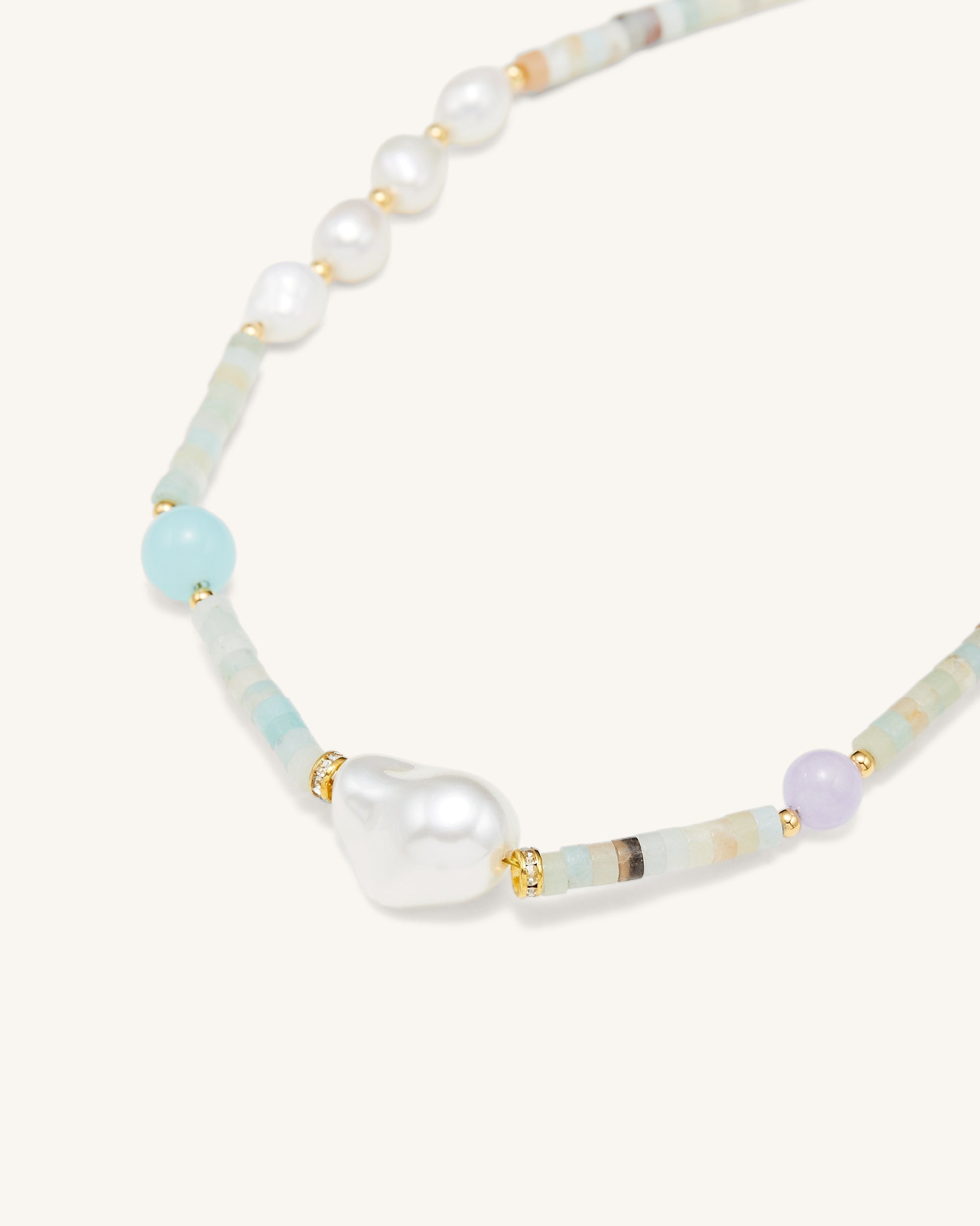 Amazonite Multi Beaded Necklace