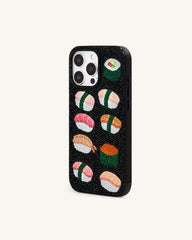 Sushi Phone Case - Multicolor Black