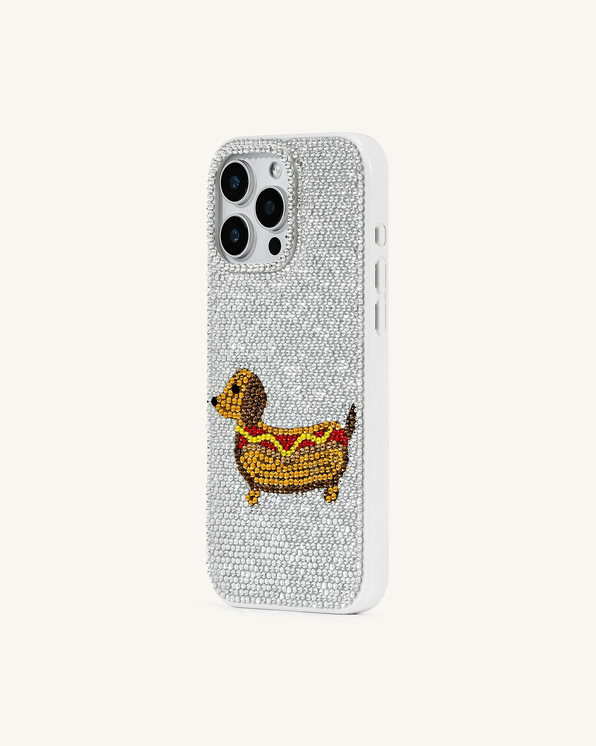 Dachshund Hot Dog Case - White
