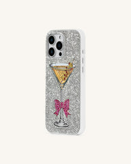 Sparkling Martini Phone Case - Multicolor White