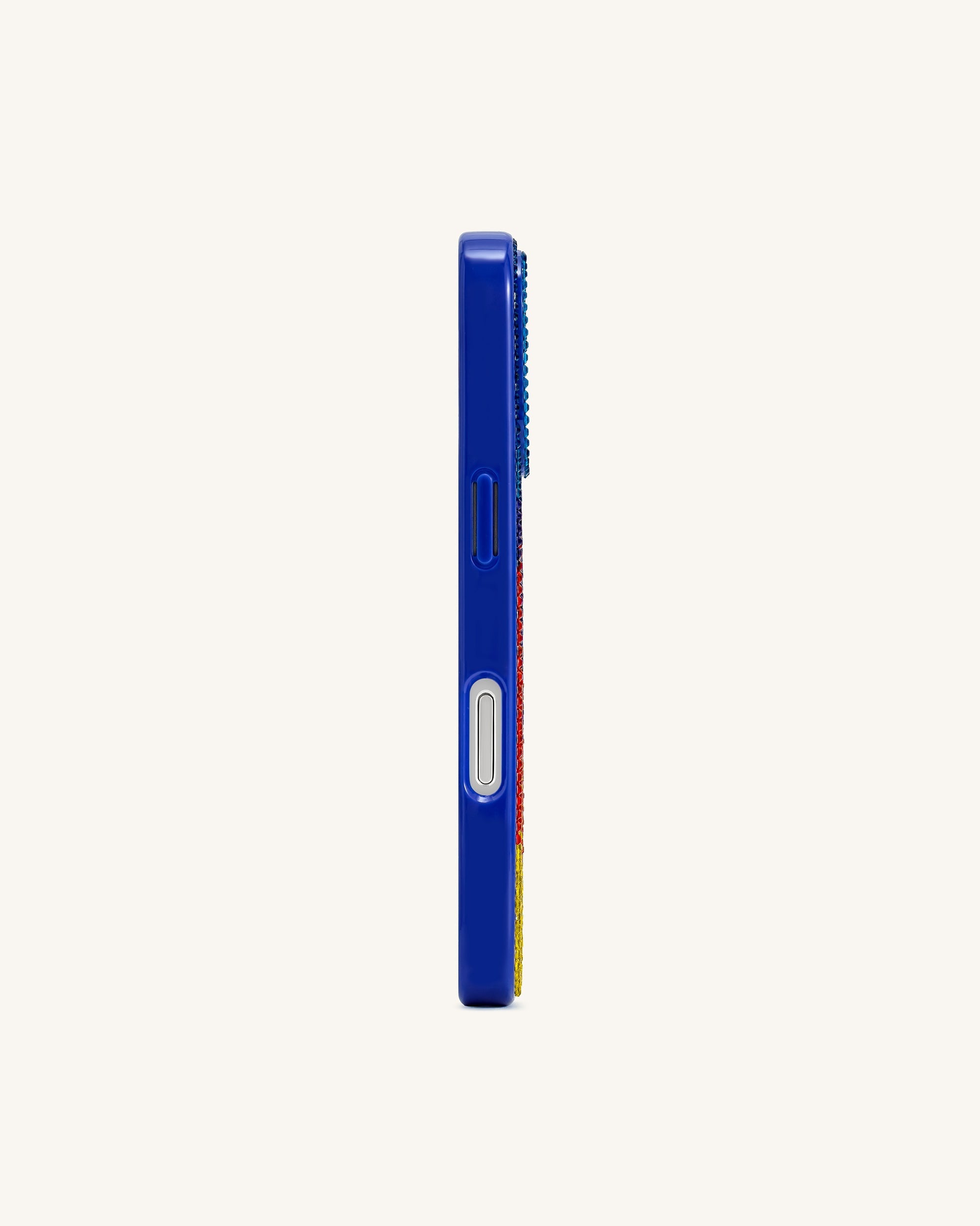 Flame Pattern iPhone Case - Multicolor Blue