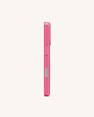 Olive Skewer Rhinestone Phone Case ¨C Pink
