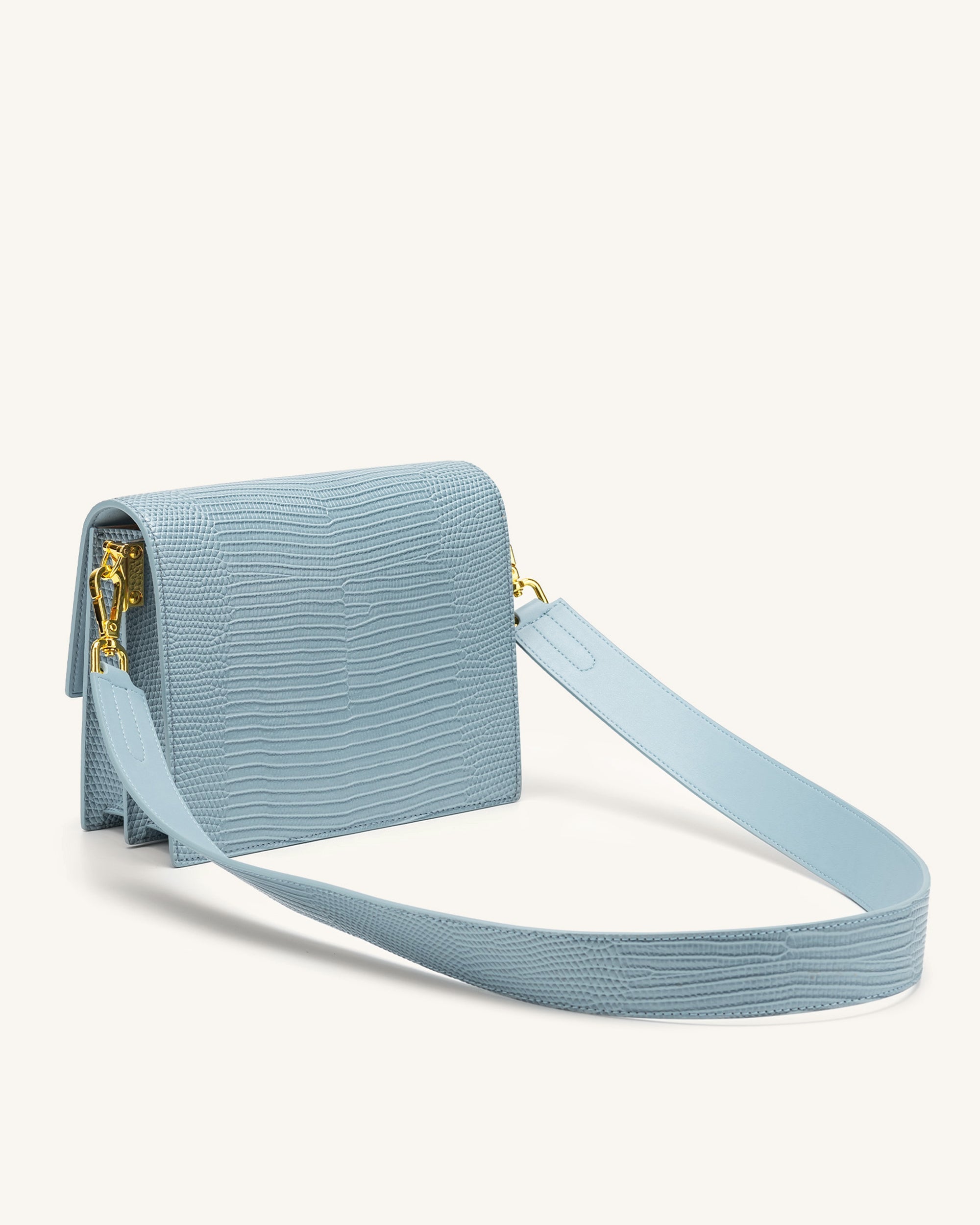 Mini Flap Crossbody - Ice Lizard