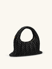 Cora Quilting Handle Bag - Black