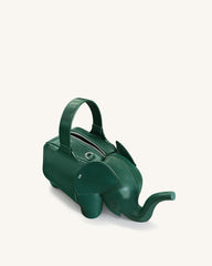 Claire Elephant Shaped Handbag - Green